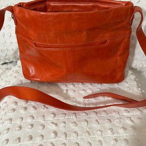 HOBO the Original, Leather Purse in Gorgeous Orange
